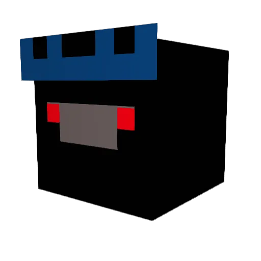 DiceyMintaka Minecraft avatar head, 3D render