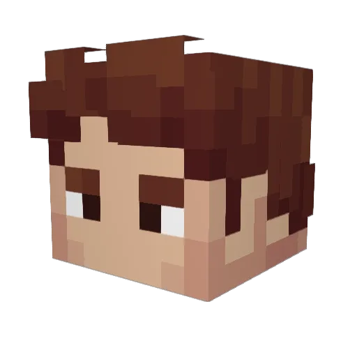 Dichter_Dichter Minecraft avatar head, 3D render