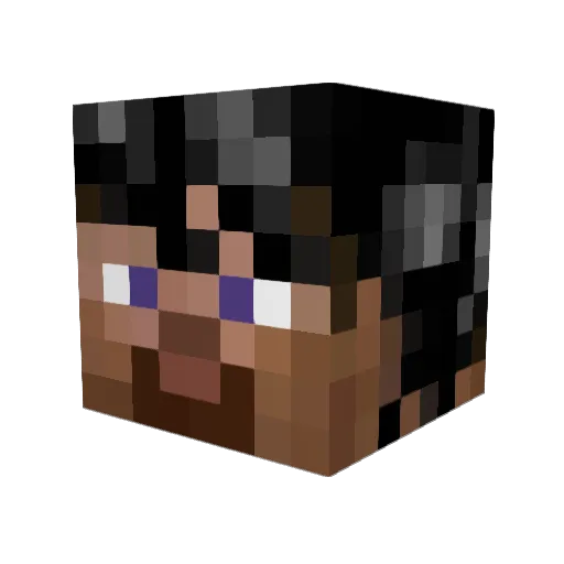 Dickard11 Minecraft avatar head, 3D render