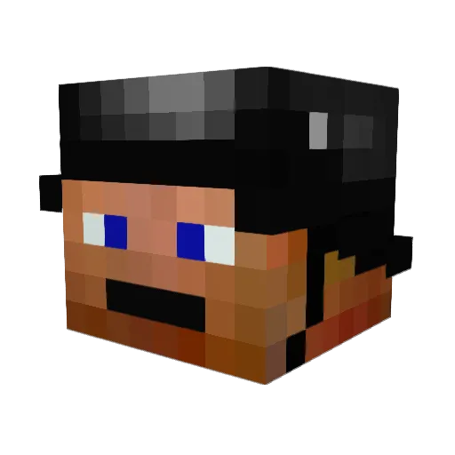 Dictator_Russia Minecraft avatar head, 3D render