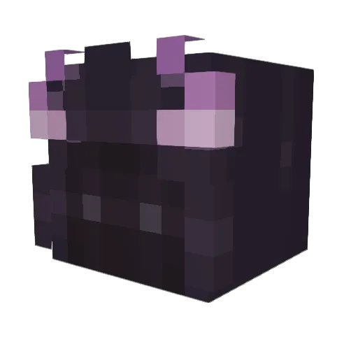 Dictatorial Minecraft avatar head, 3D render