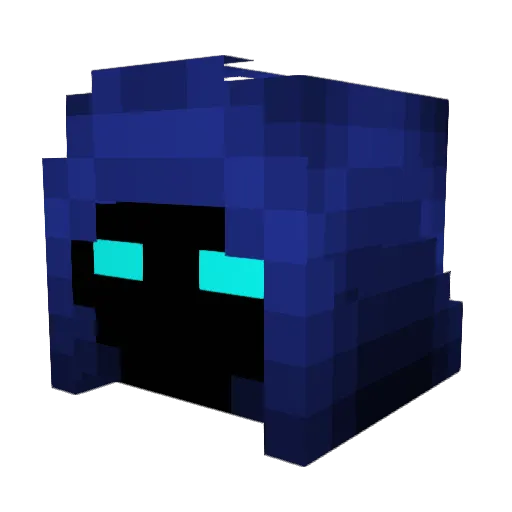 Dicyy_ Minecraft avatar head, 3D render