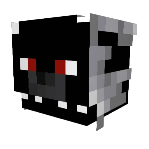 DiddleBand Minecraft avatar head, 3D render