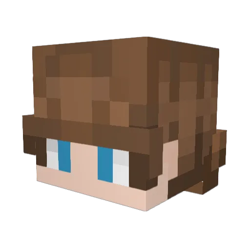 Diddy636363 Minecraft avatar head, 3D render