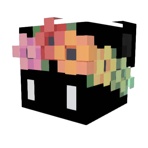 DiddyNick Minecraft avatar head, 3D render