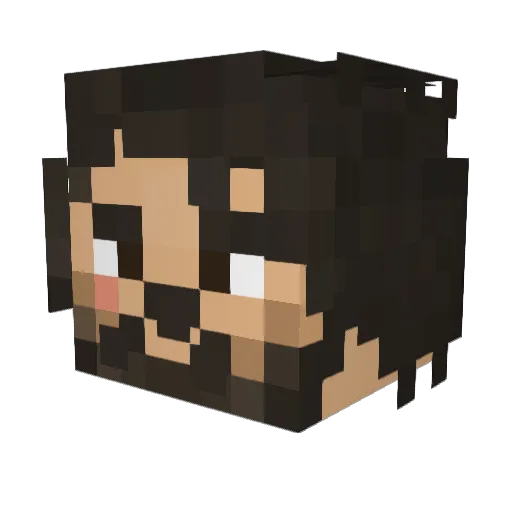 Diddy_luver Minecraft avatar head, 3D render