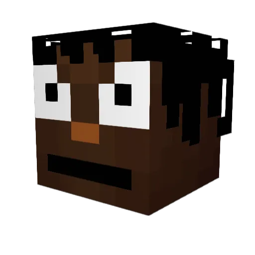 Diddy_milk Minecraft avatar head, 3D render