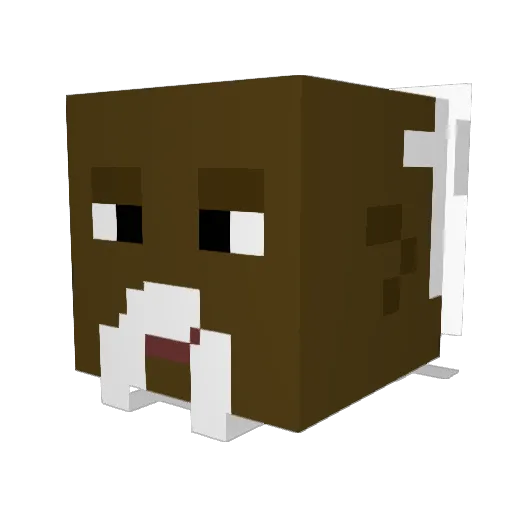 Diddyclope Minecraft avatar head, 3D render