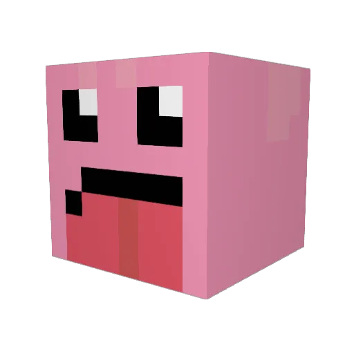 DiddysDisciple27 Minecraft avatar head, 3D render
