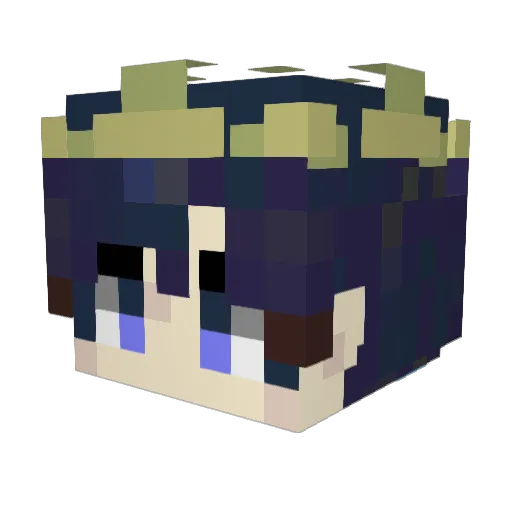 Didra84 Minecraft avatar head, 3D render
