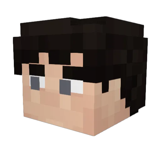 Didymus05 Minecraft avatar head, 3D render