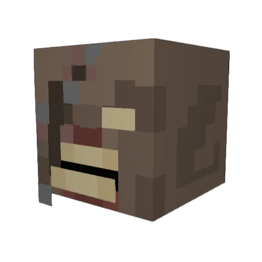 Die4Guy_ Minecraft avatar head, 3D render