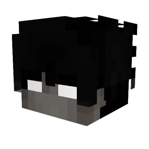 Die705 Minecraft avatar head, 3D render