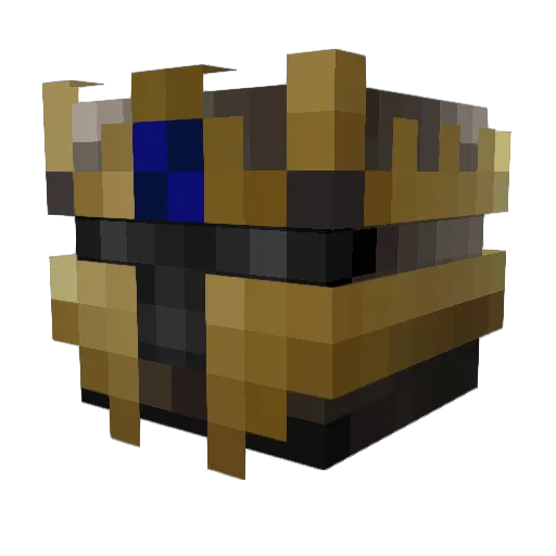DieAnderTier Minecraft avatar head, 3D render