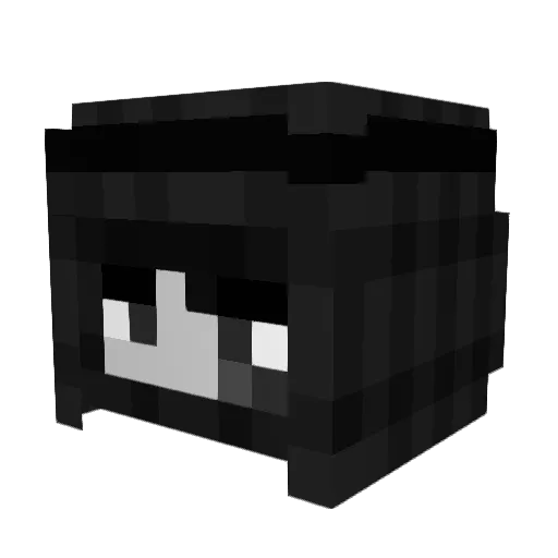 DieAntVud Minecraft avatar head, 3D render