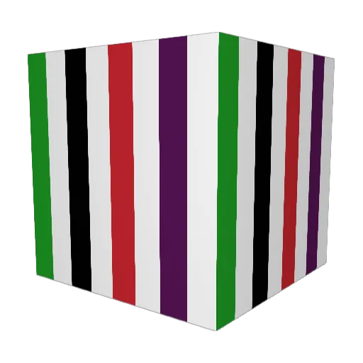 DieBunteHose Minecraft avatar head, 3D render