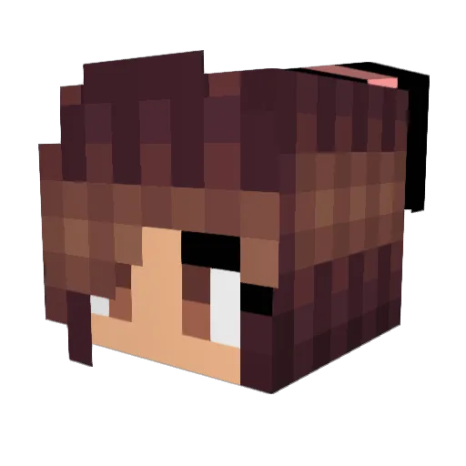 DieCrew Minecraft avatar head, 3D render
