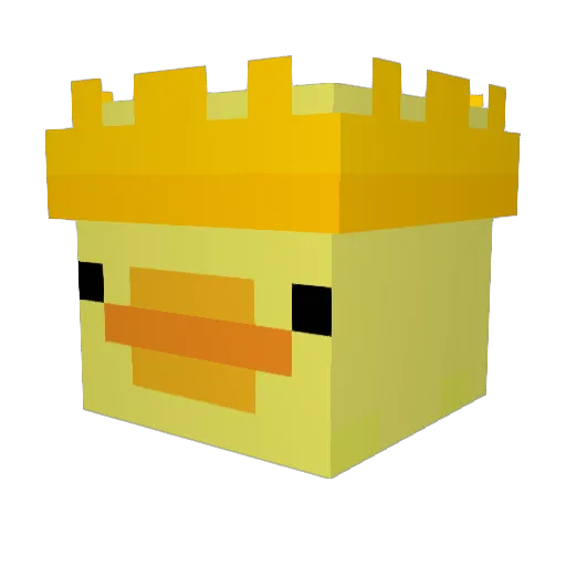 DieEnte1 Minecraft avatar head, 3D render