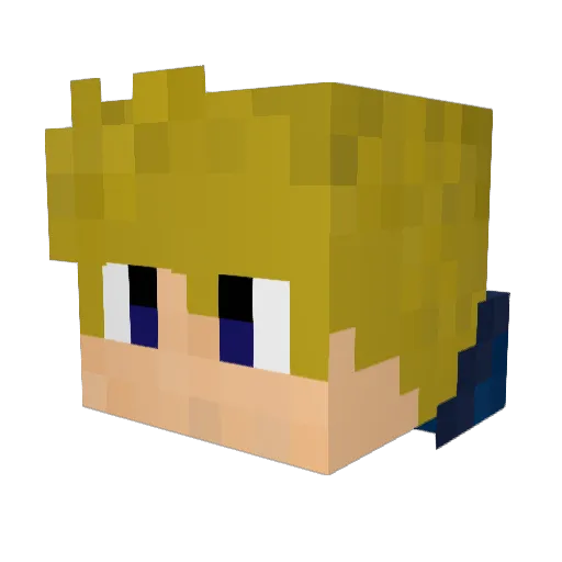 DieGoJoSe89 Minecraft avatar head, 3D render