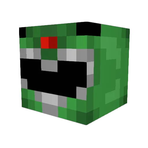DieGodEG Minecraft avatar head, 3D render