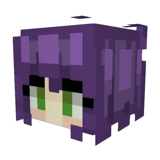 DieGuyy Minecraft avatar head, 3D render