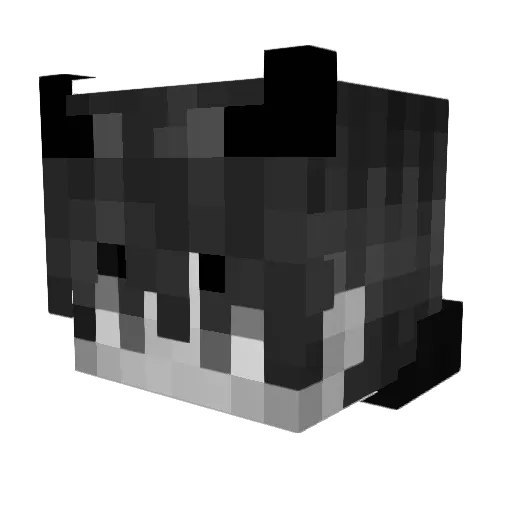 DieIdee Minecraft avatar head, 3D render