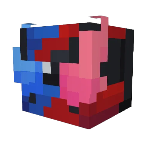 DieKerel Minecraft avatar head, 3D render
