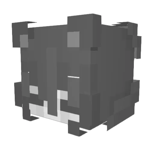 DieKleineSleepy Minecraft avatar head, 3D render