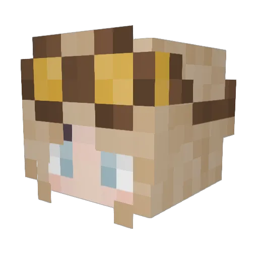DieLorelei51 Minecraft avatar head, 3D render