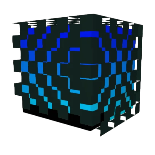 DieM8 Minecraft avatar head, 3D render