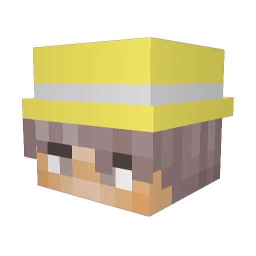 DieNutellaBanane Minecraft avatar head, 3D render