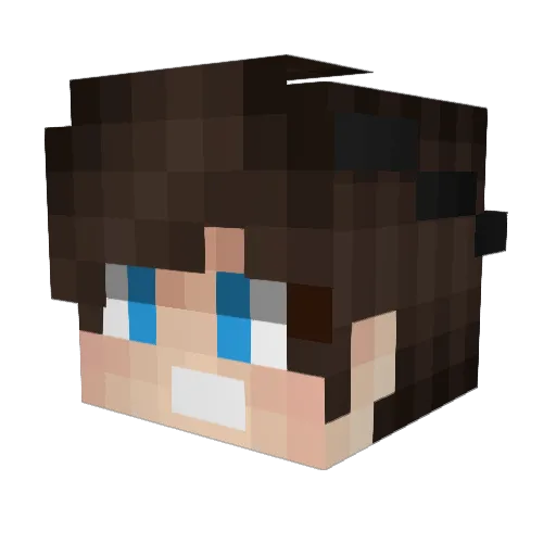 DieTankerElite Minecraft avatar head, 3D render