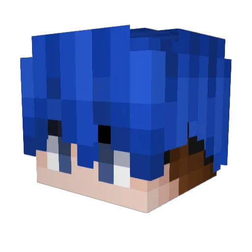 Die_MoGa Minecraft avatar head, 3D render