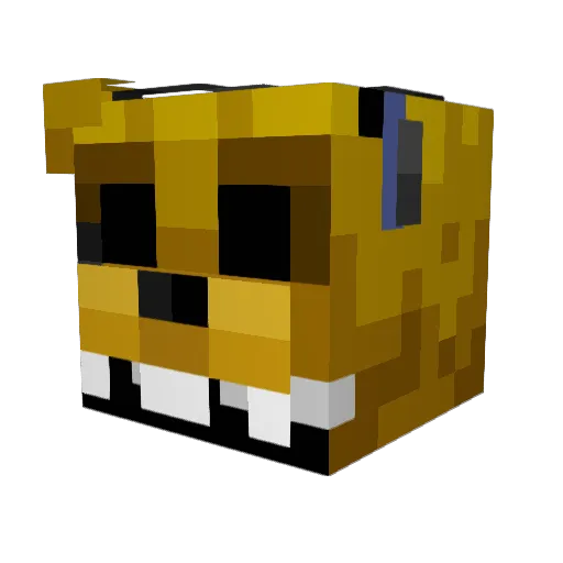 Die_Slowly Minecraft avatar head, 3D render