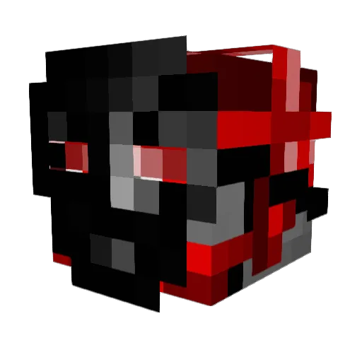 Dieanite Minecraft avatar head, 3D render