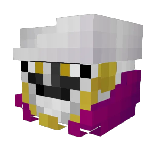 DiebMaster44 Minecraft avatar head, 3D render
