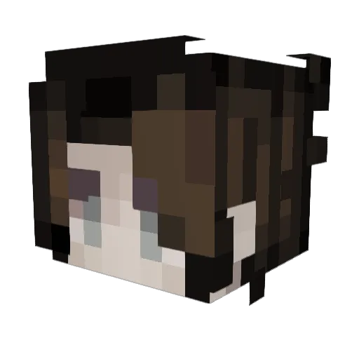 DiedByMoonlight Minecraft avatar head, 3D render