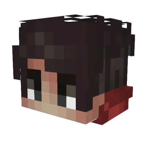 DieegoGM Minecraft avatar head, 3D render