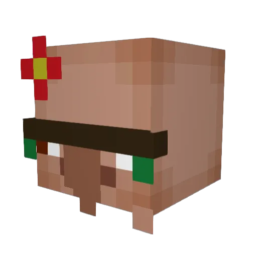 Dieg0__ Minecraft avatar head, 3D render
