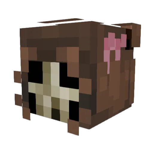 Diegalio Minecraft avatar head, 3D render