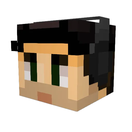 Diego15cr Minecraft avatar head, 3D render