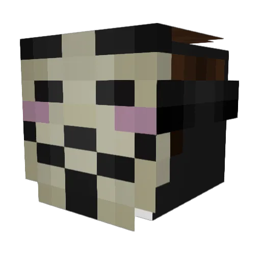Diego880 Minecraft avatar head, 3D render