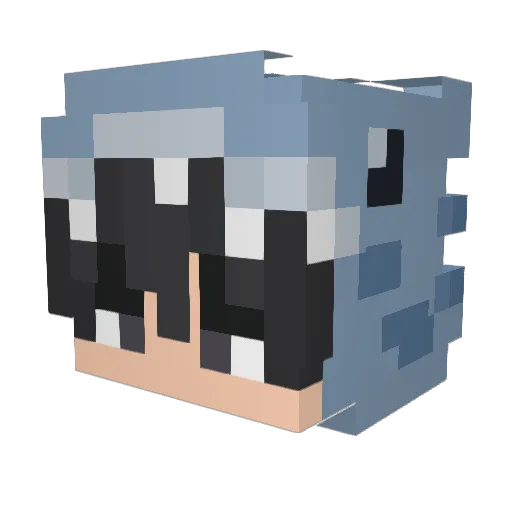DiegoAsiTalCual Minecraft avatar head, 3D render