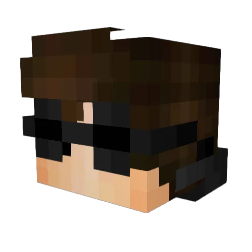 DiegoDosPvP Minecraft avatar head, 3D render