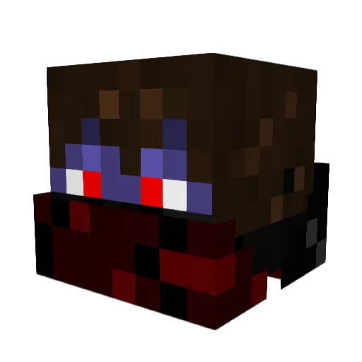 DiegoFI Minecraft avatar head, 3D render