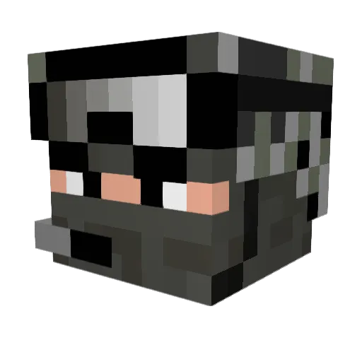 DiegoProMax Minecraft avatar head, 3D render