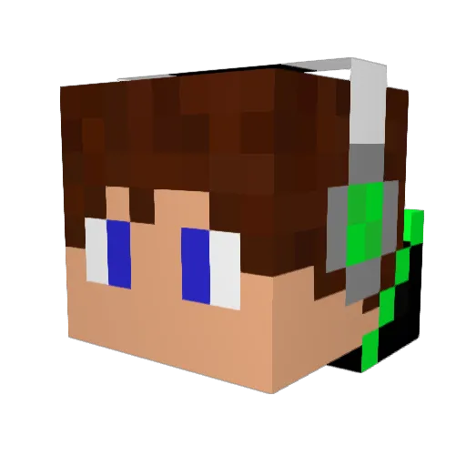 Diego_Craft64 Minecraft avatar head, 3D render