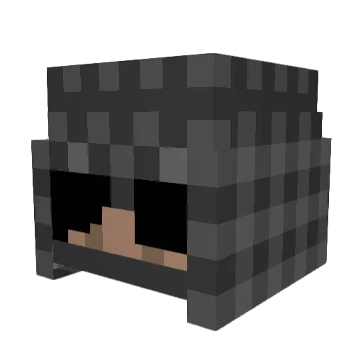 Diego_Go08 Minecraft avatar head, 3D render
