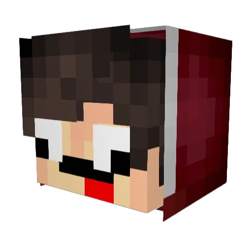 Diegod0425 Minecraft avatar head, 3D render