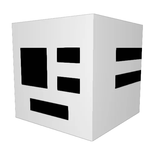 Diegof_us Minecraft avatar head, 3D render